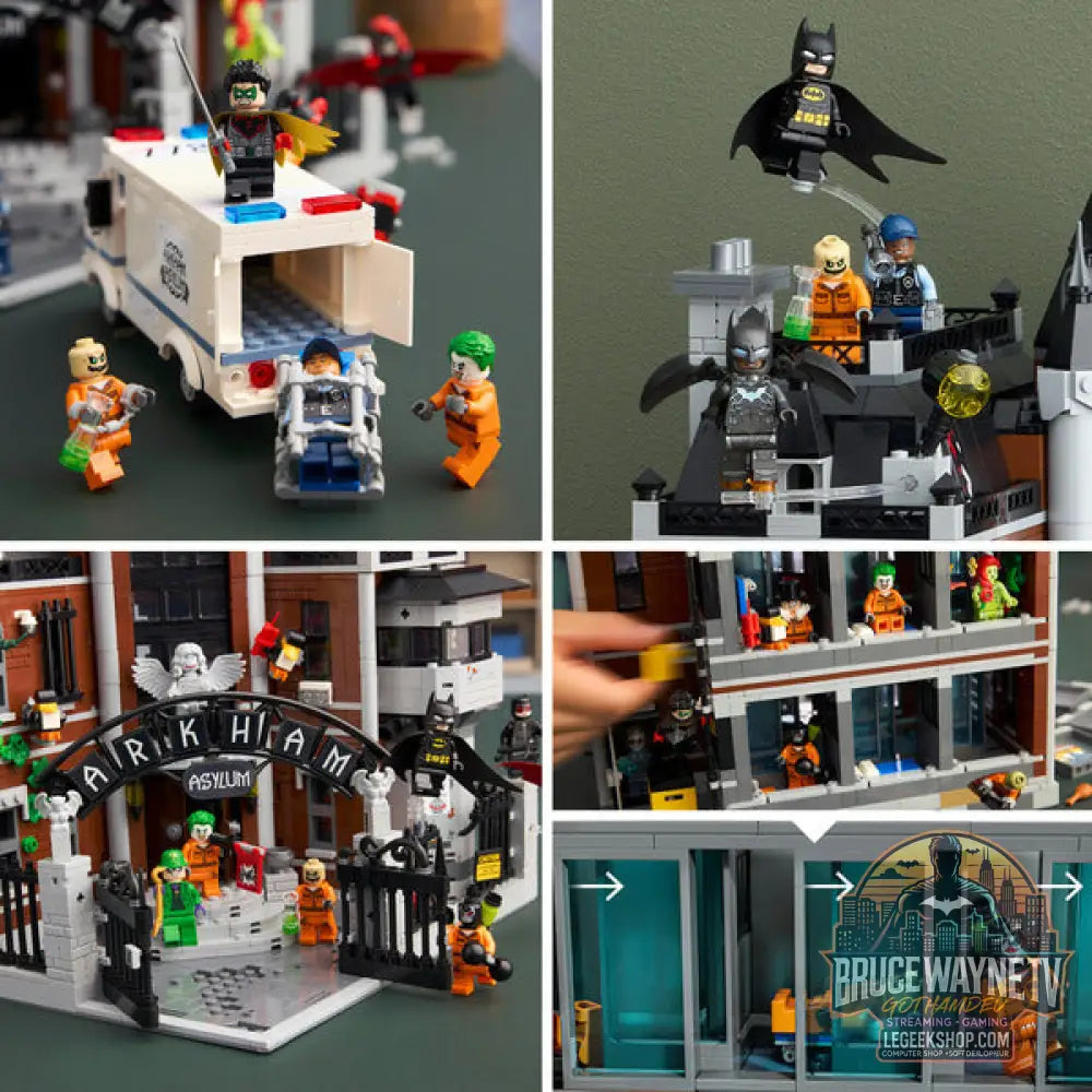 LEGO 76300 DC Super Heroes Batman Arkham Asylum, jeu de construction - LEGO - vue 5