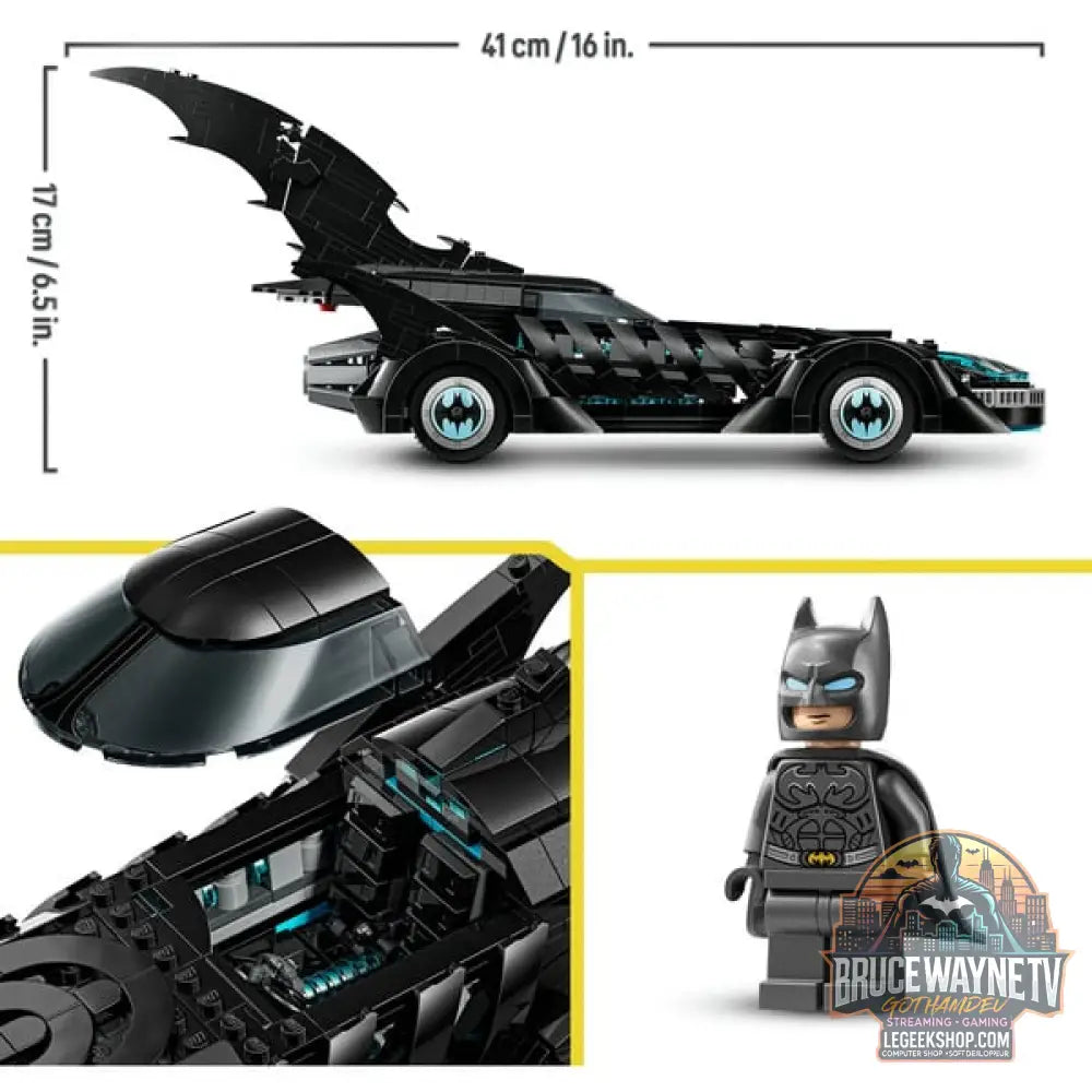 LEGO 76304 DC Super Heroes Batman Forever Batmobil, jeu de construction - LEGO - vue 5