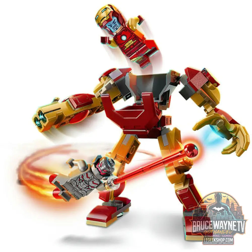 LEGO 76307 Marvel Super Heroes Iron Man Mech vs. Ultron, jeu de construction - LEGO - vue 4