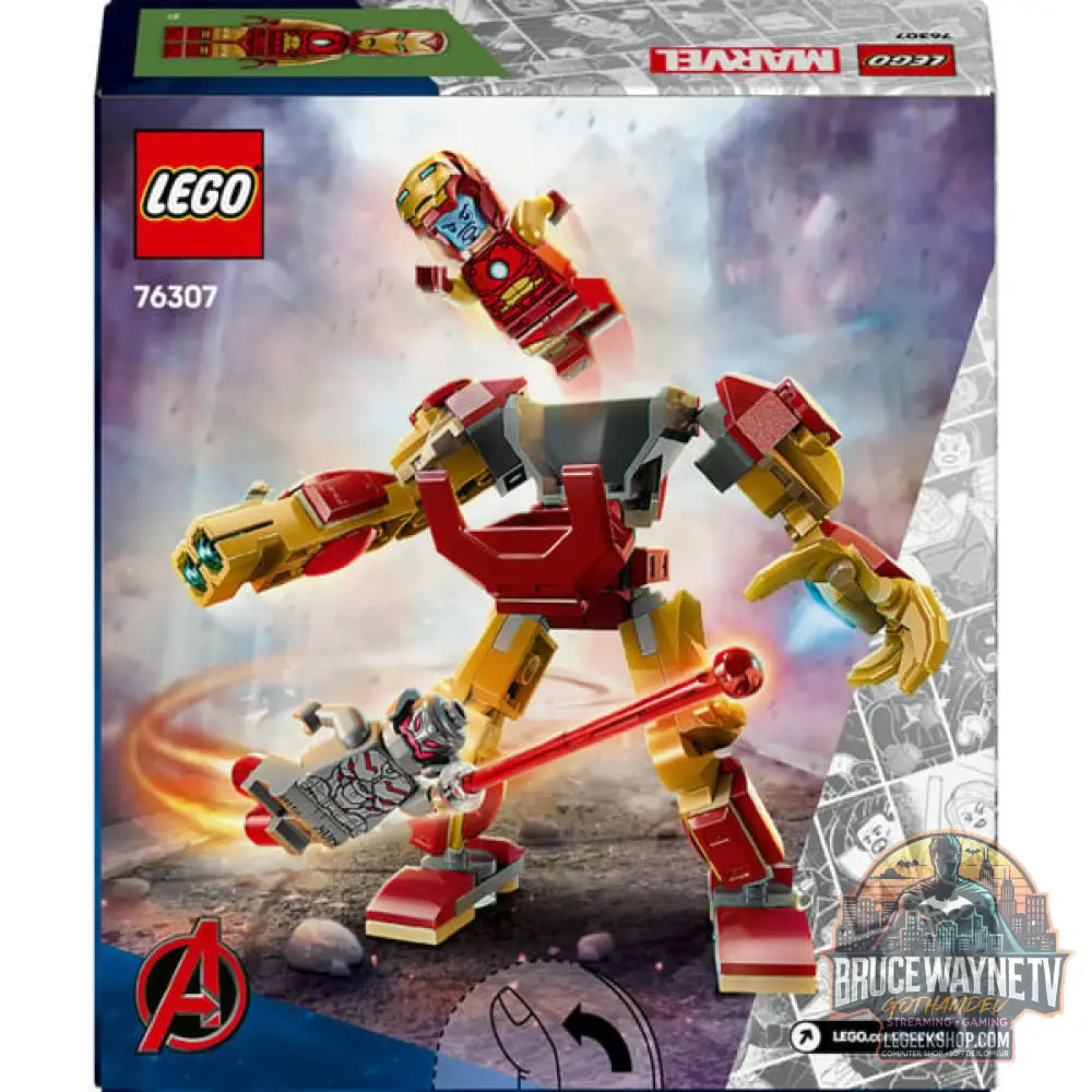 LEGO 76307 Marvel Super Heroes Iron Man Mech vs. Ultron, jeu de construction - LEGO - vue 7