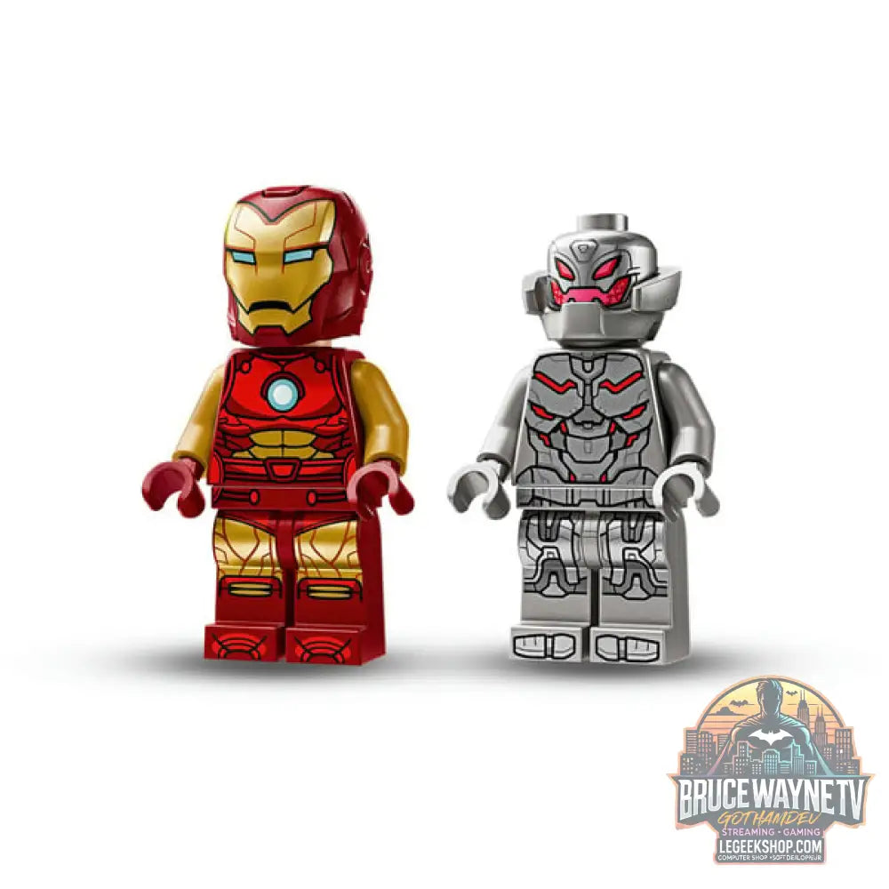 LEGO 76307 Marvel Super Heroes Iron Man Mech vs. Ultron, jeu de construction - LEGO - vue 5