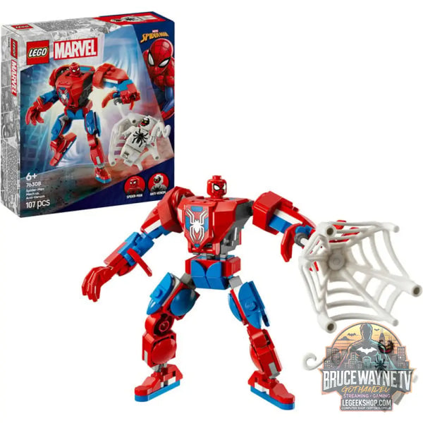 LEGO 76308 Marvel Super Heroes Spider-Man Mech vs. Anti-Venom, jeu de construction - LEGO