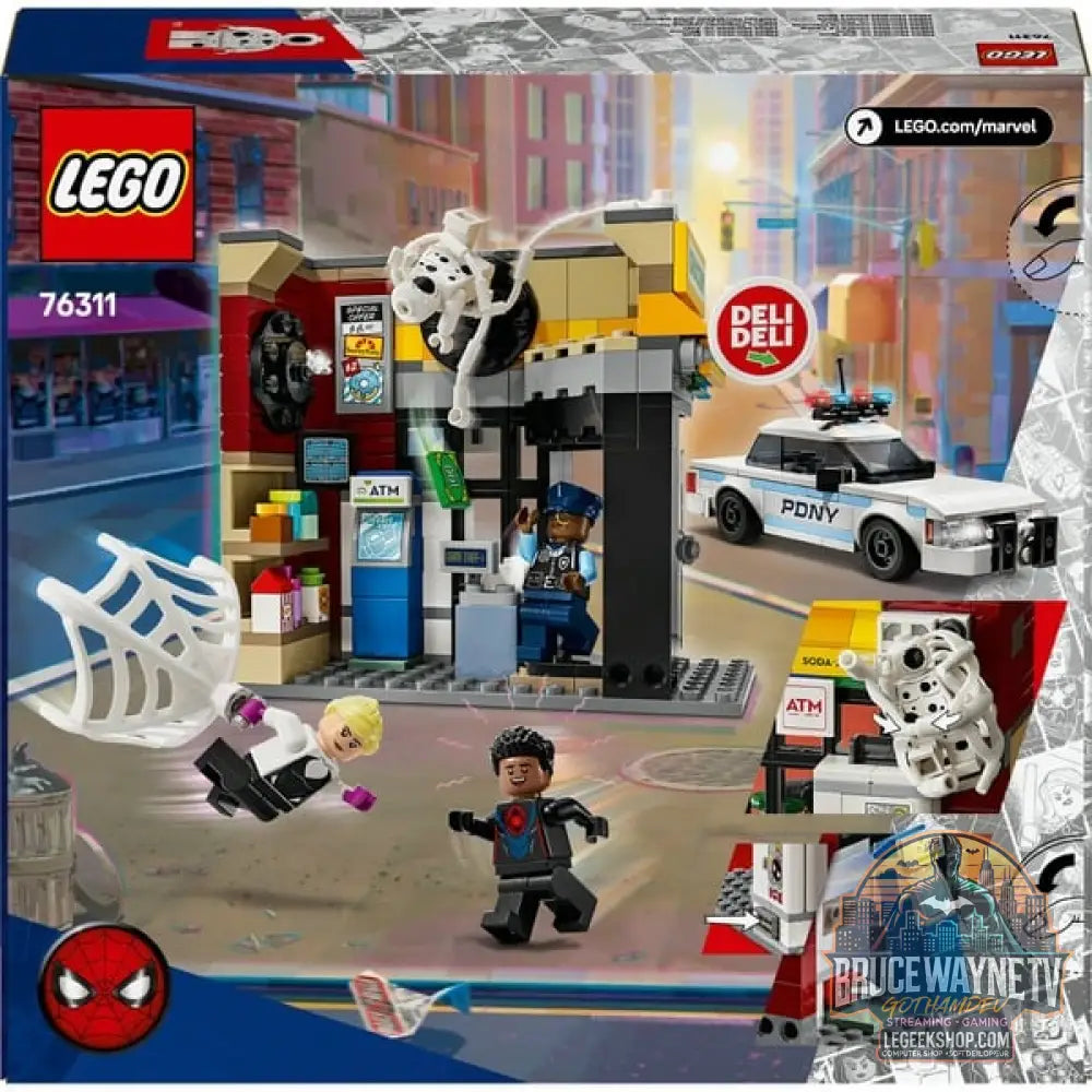 LEGO 76311 Marvel Super Heroes Spider-Verse: Miles Morales vs Spot, jeu de construction - LEGO - vue 7