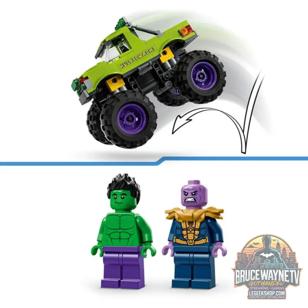LEGO 76312 Marvel Super Heroes Marvel Hulk-Truck vs. Thanos, jeu de construction - LEGO - vue 5