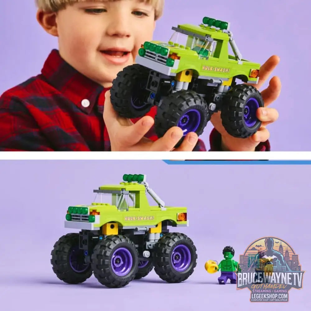 LEGO 76312 Marvel Super Heroes Marvel Hulk-Truck vs. Thanos, jeu de construction - LEGO - vue 6