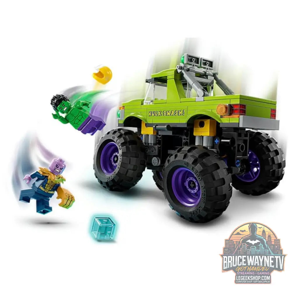 LEGO 76312 Marvel Super Heroes Marvel Hulk-Truck vs. Thanos, jeu de construction - LEGO - vue 4
