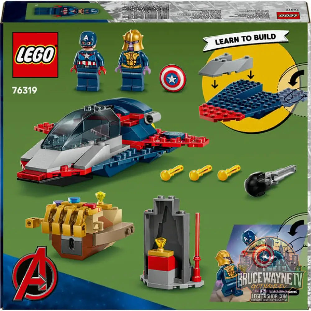 LEGO 76319 Marvel Super Heroes Captain America vs. Thanos, jeu de construction - LEGO - vue 7