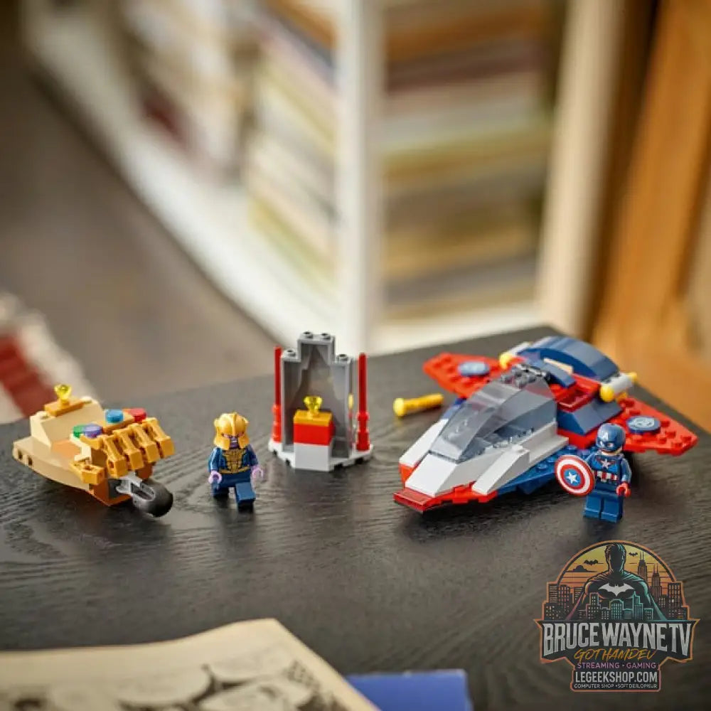 LEGO 76319 Marvel Super Heroes Captain America vs. Thanos, jeu de construction - LEGO - vue 6