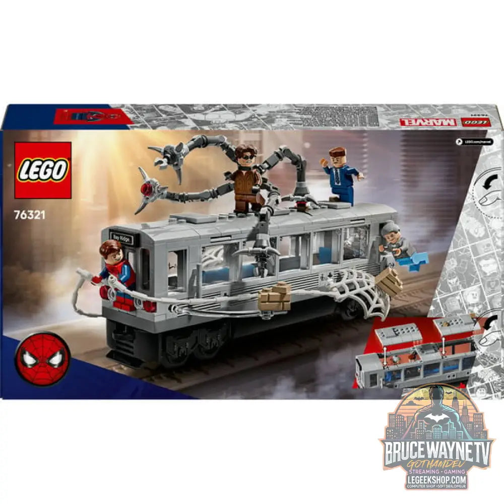 LEGO 76321 Marvel Super Heroes Spider-Man vs. Doc Ock: Showdown in der U-Bahn, jeu de construction - LEGO - vue 7