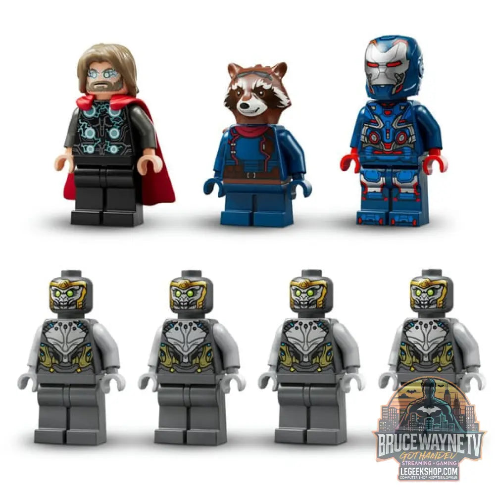 LEGO 76322 Marvel Super Heroes Avengers: Endgame Thor vs. Chitauri, jeu de construction - LEGO - vue 5
