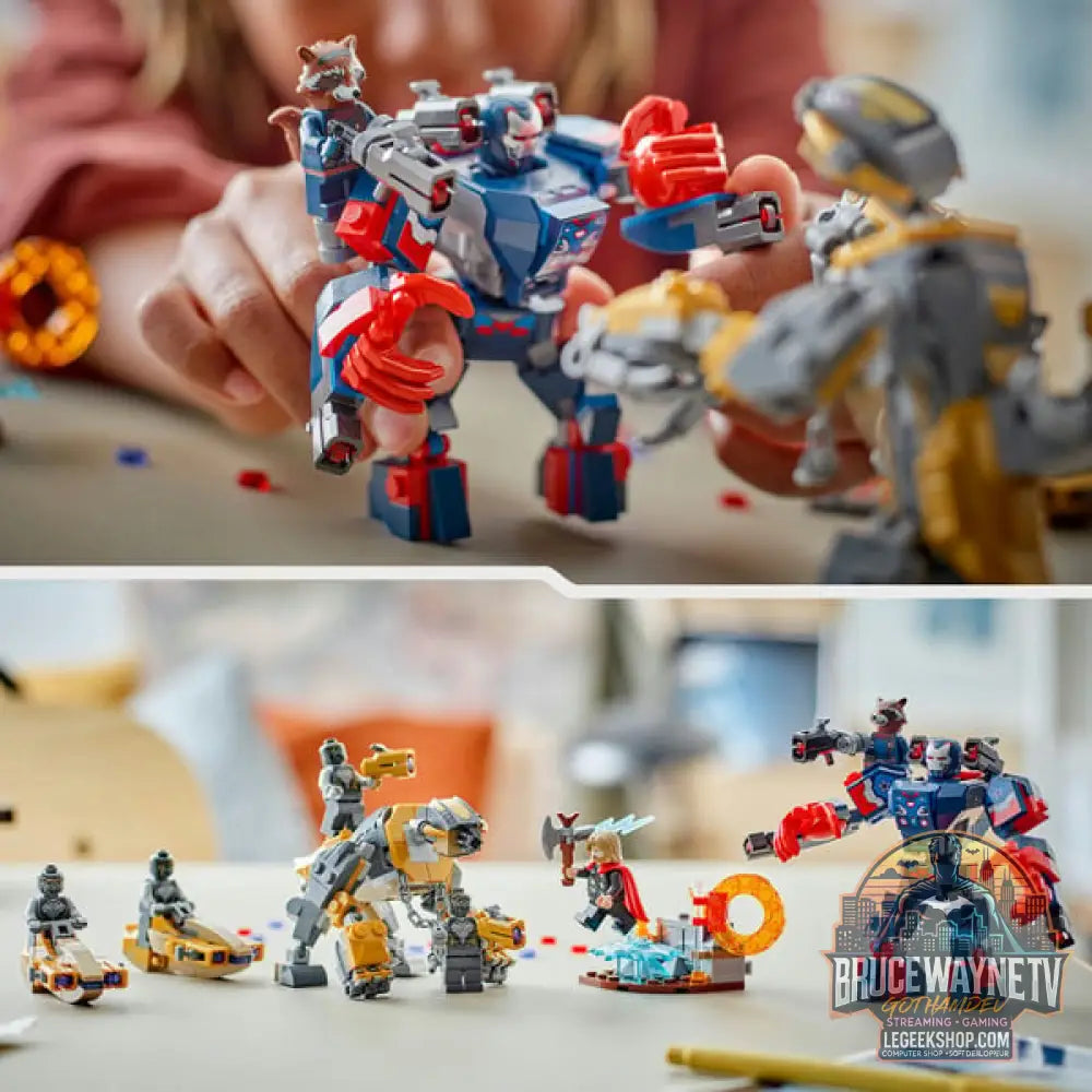 LEGO 76322 Marvel Super Heroes Avengers: Endgame Thor vs. Chitauri, jeu de construction - LEGO - vue 6