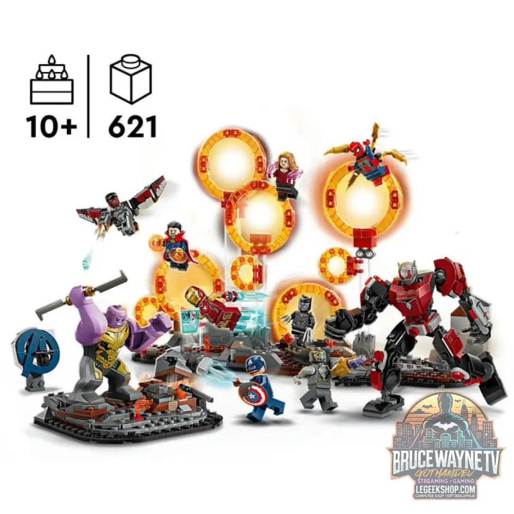 LEGO 76323 Marvel Super Heroes Avengers: Endgame letzter Showdown, jeu de construction - LEGO - vue 3