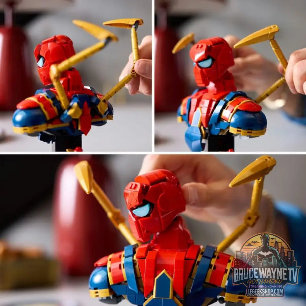 LEGO 76326 Marvel Super Heroes Iron Spider-Man Büste, jeu de construction - LEGO - vue 5