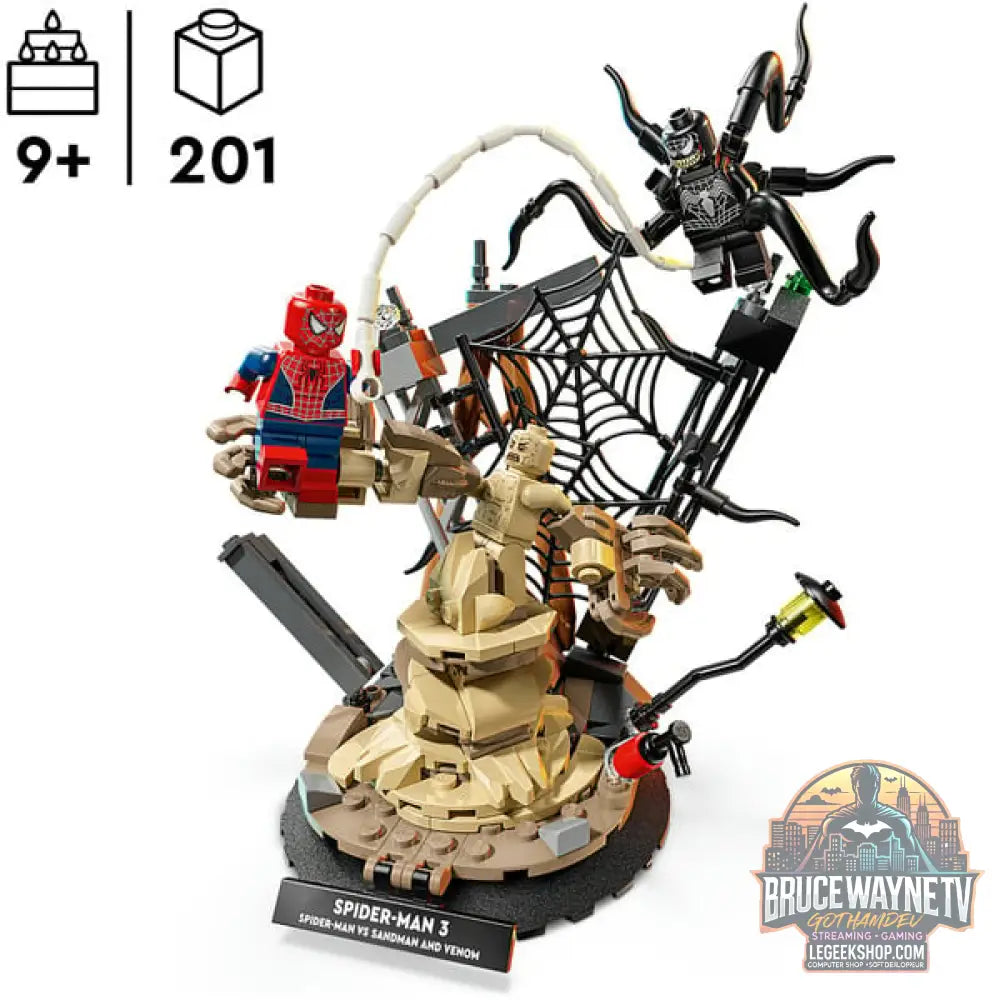 LEGO 76334 Marvel Super Heroes Großer Showdown: Spider-Man vs. Sandman, jeu de construction - LEGO - vue 3