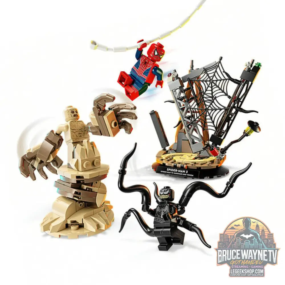 LEGO 76334 Marvel Super Heroes Großer Showdown: Spider-Man vs. Sandman, jeu de construction - LEGO - vue 4