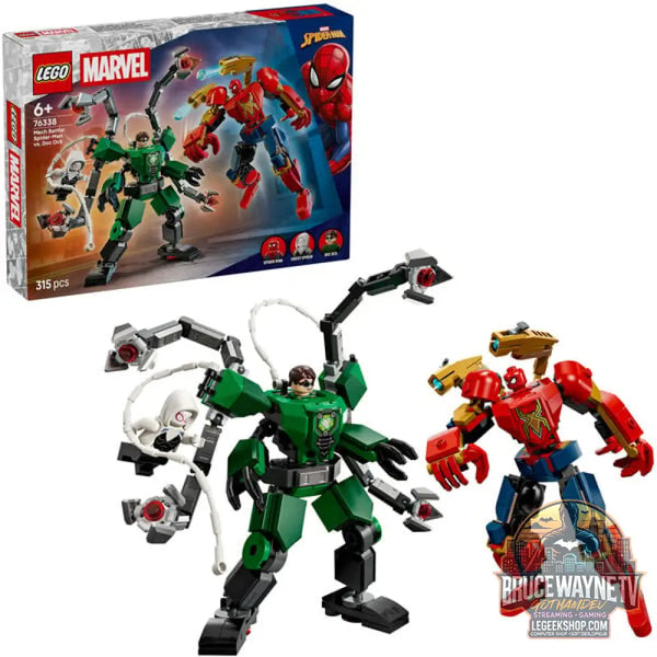 LEGO 76338 Marvel Super Heroes Mech-Duell: Spider-Man vs. Doc Ock, jeu de construction - LEGO