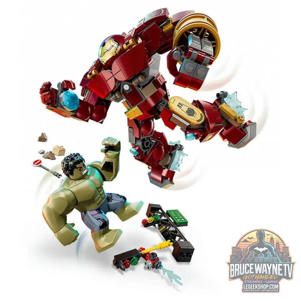 LEGO 76343 Marvel Super Heroes Duell der Giganten: Hulkbuster vs. Hulk, jeu de construction - LEGO - vue 4