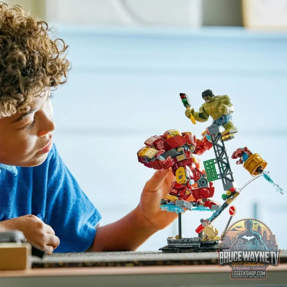 LEGO 76343 Marvel Super Heroes Duell der Giganten: Hulkbuster vs. Hulk, jeu de construction - LEGO - vue 2