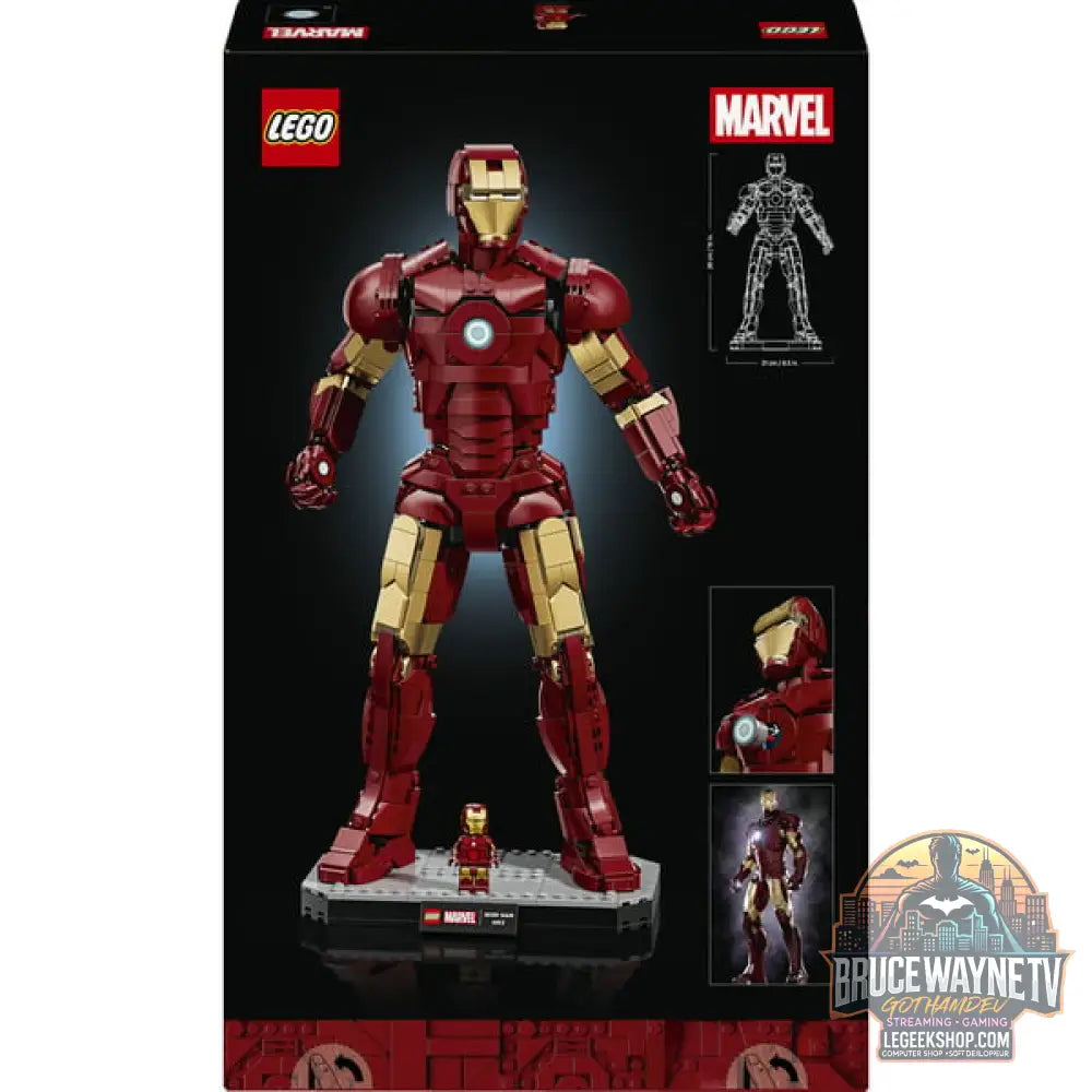 LEGO 76344 Marvel Super Heroes Iron Man Mark 3 Sammleredition, jeu de construction - LEGO - vue 7