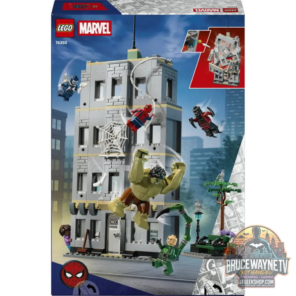 LEGO 76350 Marvel Super Heroes Großer Showdown: Spider-Man vs. Hulk, jeu de construction - LEGO - vue 7