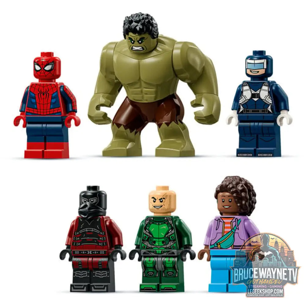 LEGO 76350 Marvel Super Heroes Großer Showdown: Spider-Man vs. Hulk, jeu de construction - LEGO - vue 4