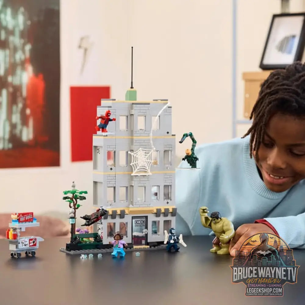 LEGO 76350 Marvel Super Heroes Großer Showdown: Spider-Man vs. Hulk, jeu de construction - LEGO - vue 6