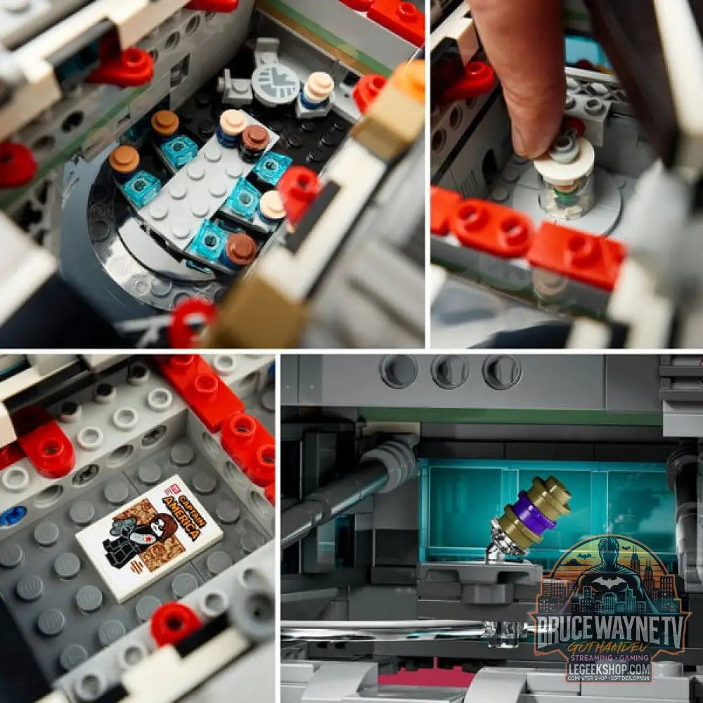 LEGO 76354 Marvel Super Heroes S.H.I.E.L.D.-Helicarrier, jeu de construction - LEGO - vue 5