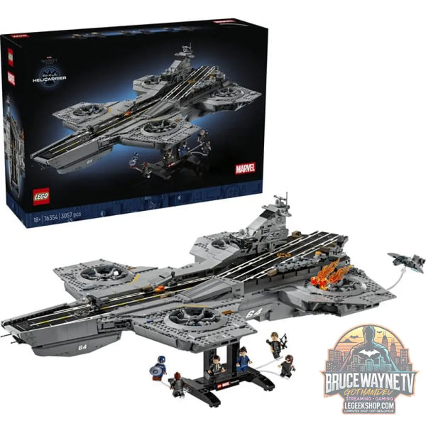 LEGO 76354 Marvel Super Heroes S.H.I.E.L.D.-Helicarrier, jeu de construction - LEGO