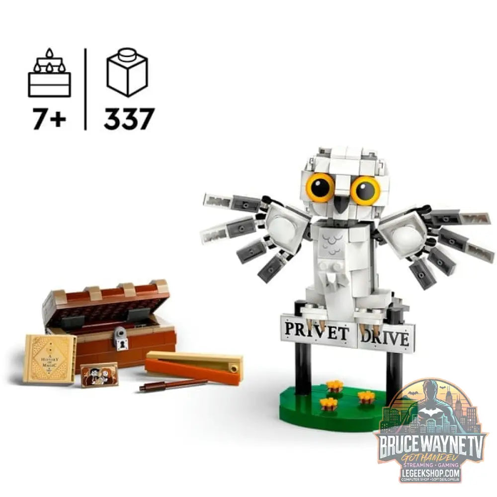 LEGO 76425 Harry Potter Hedwig im Ligusterweg, jeu de construction - LEGO - vue 3