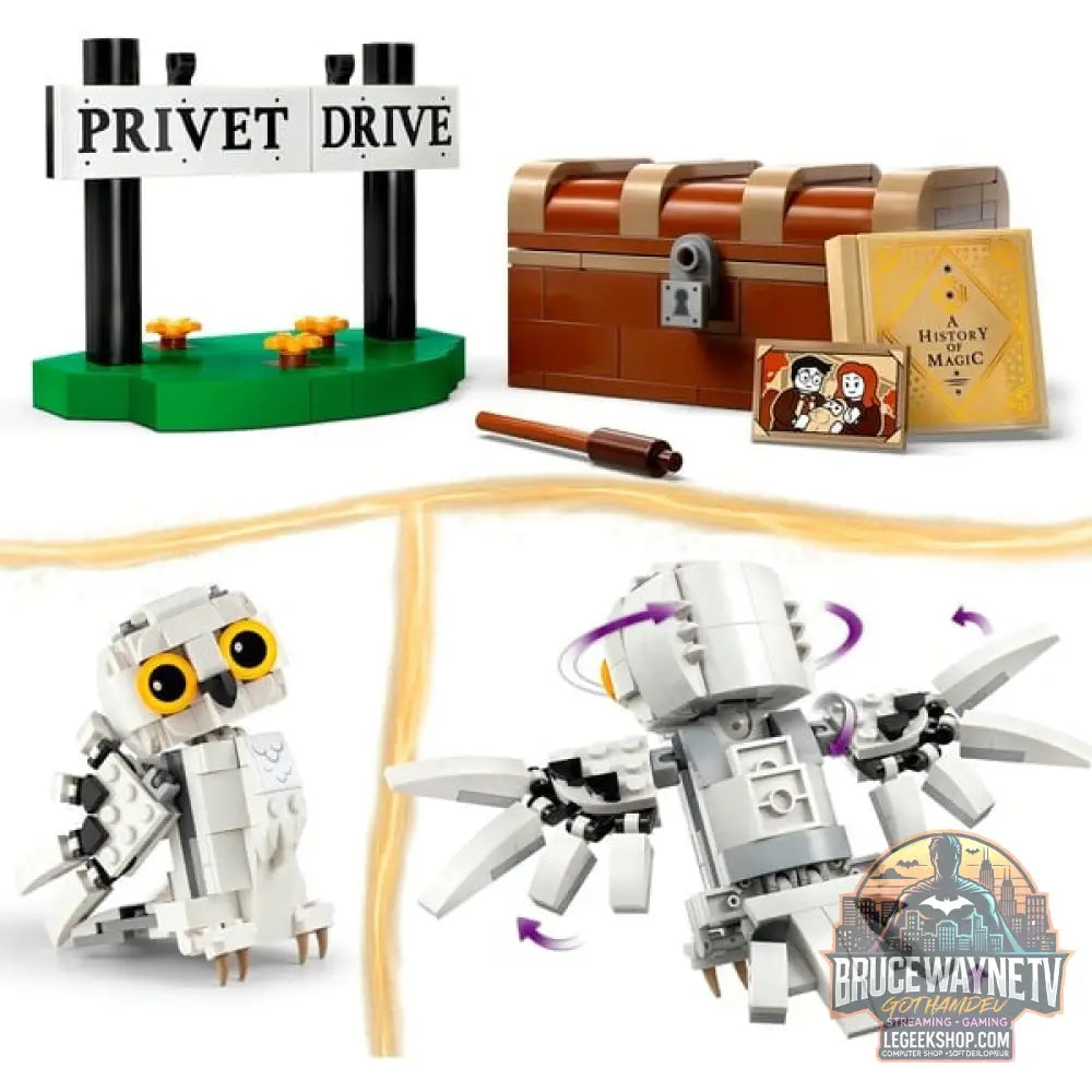 LEGO 76425 Harry Potter Hedwig im Ligusterweg, jeu de construction - LEGO - vue 4