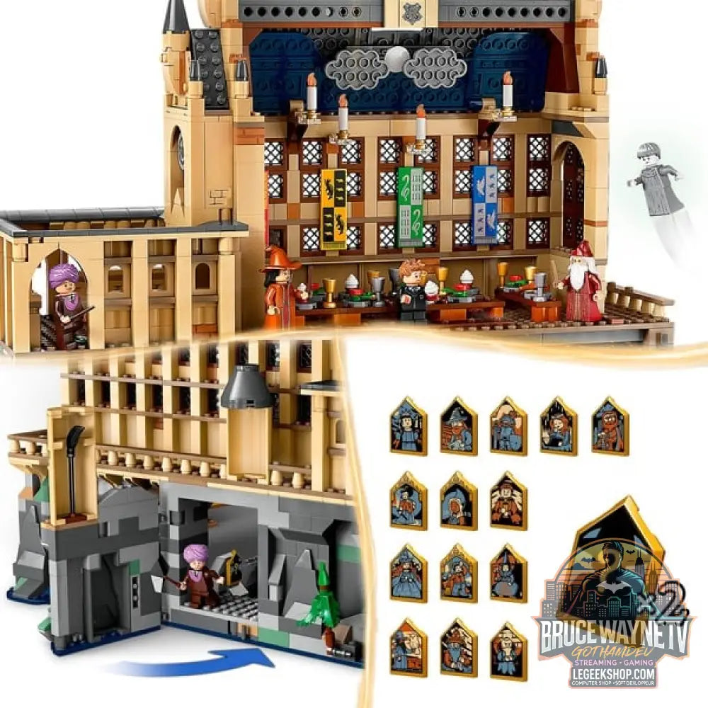 LEGO 76435 Harry Potter Schloss Hogwarts: Die Große Halle, jeu de construction - LEGO - vue 5