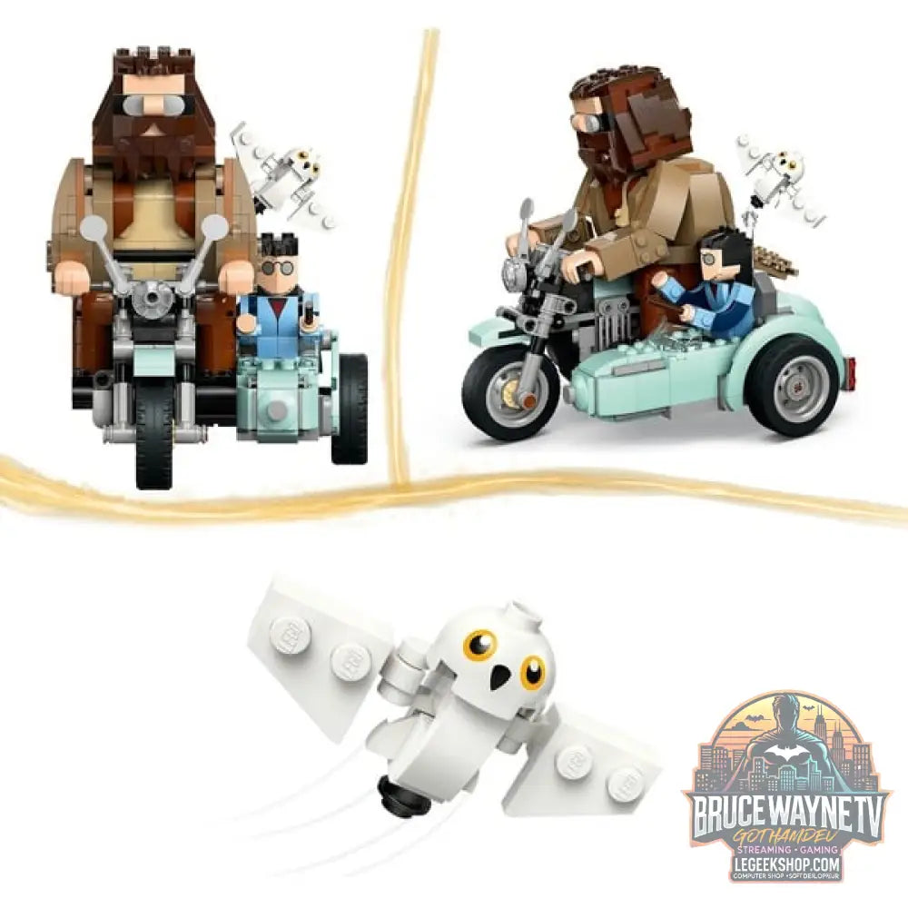 LEGO 76443 Harry Potter Hagrids et Harrys Motorradtour, jeu de construction - LEGO - vue 5