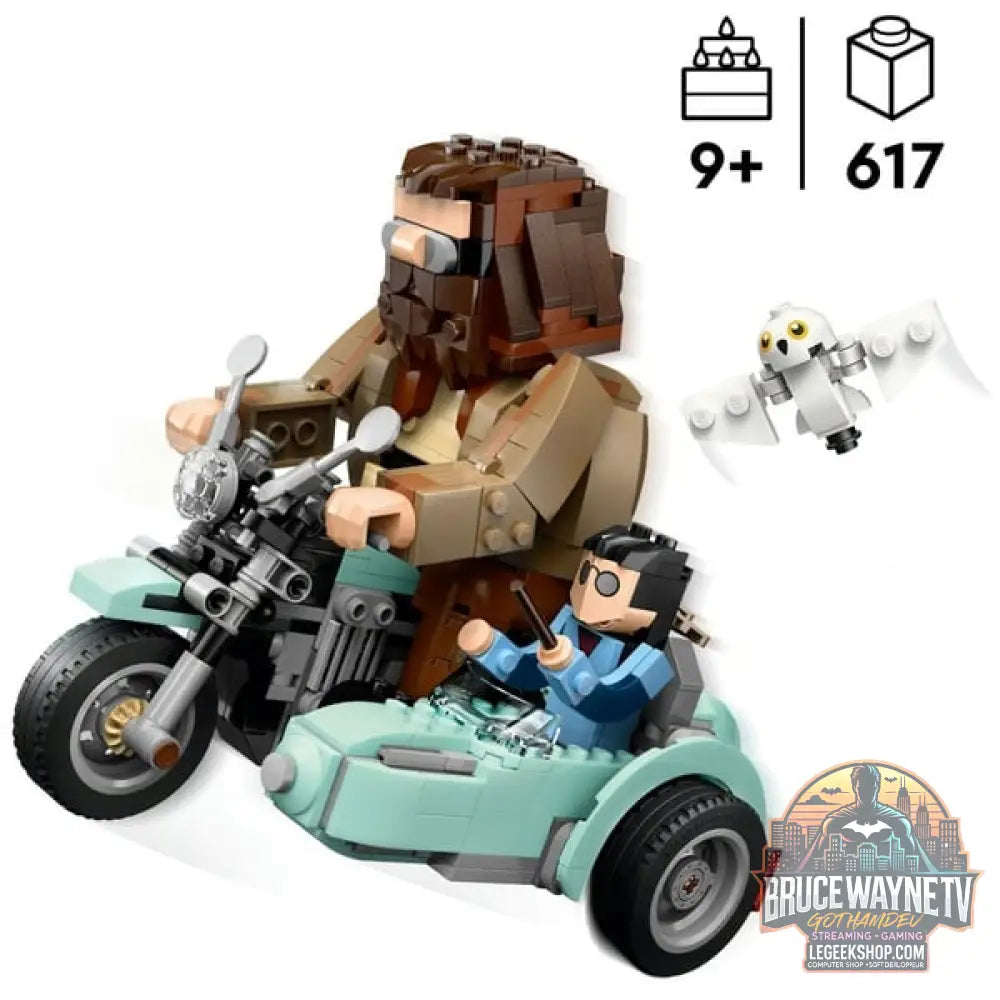 LEGO 76443 Harry Potter Hagrids et Harrys Motorradtour, jeu de construction - LEGO - vue 3