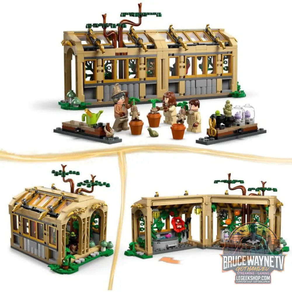 LEGO 76445 Harry Potter Schloss Hogwarts: Kräuterkundeunterricht, jeu de construction - LEGO - vue 4