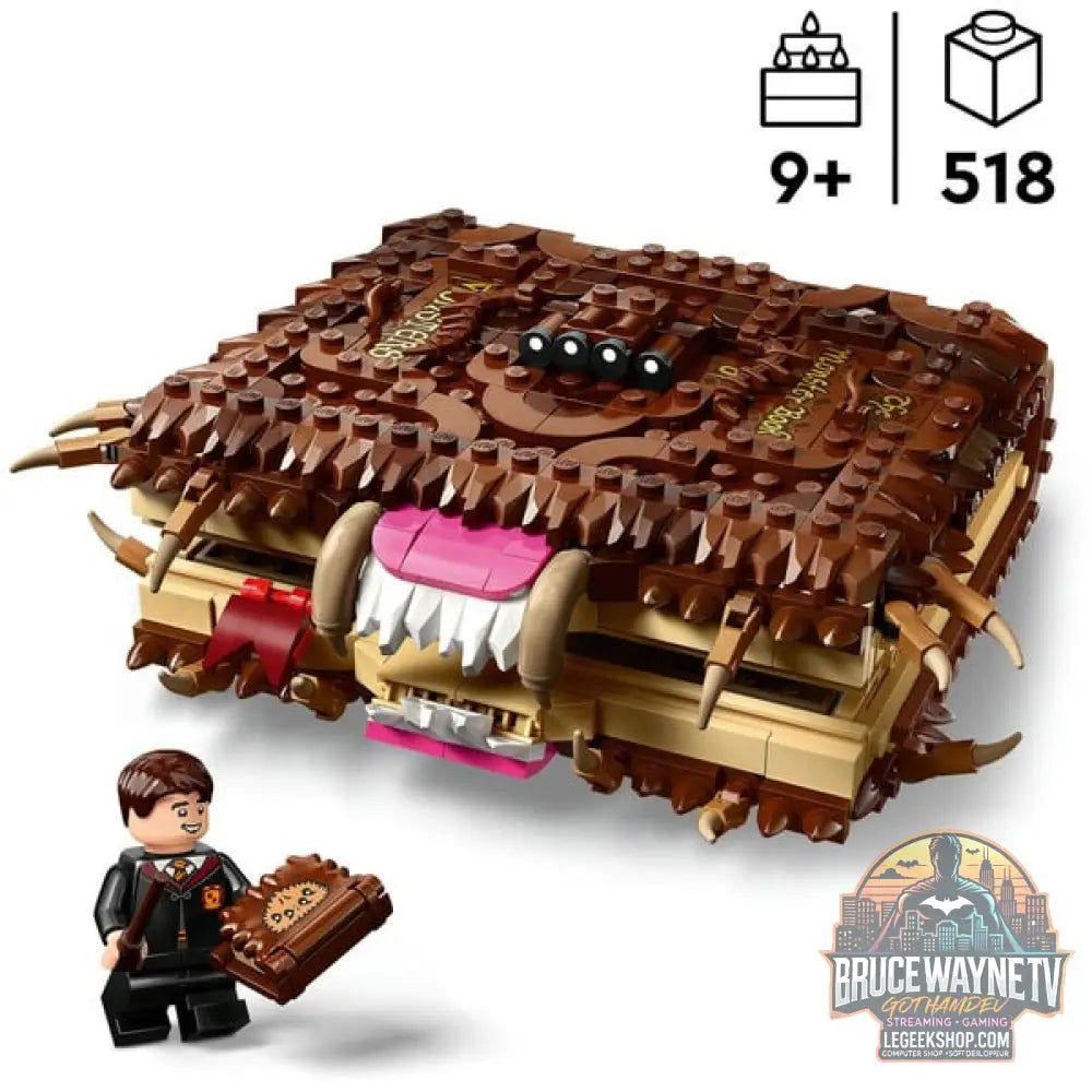 LEGO 76449 Harry Potter Beißendes Monsterbuch der Monster, jeu de construction - LEGO - vue 3