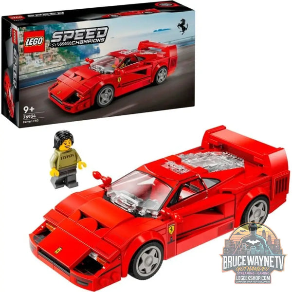 LEGO 76934 Speed Champions Ferrari F40 Supersportwagen, jeu de construction - LEGO