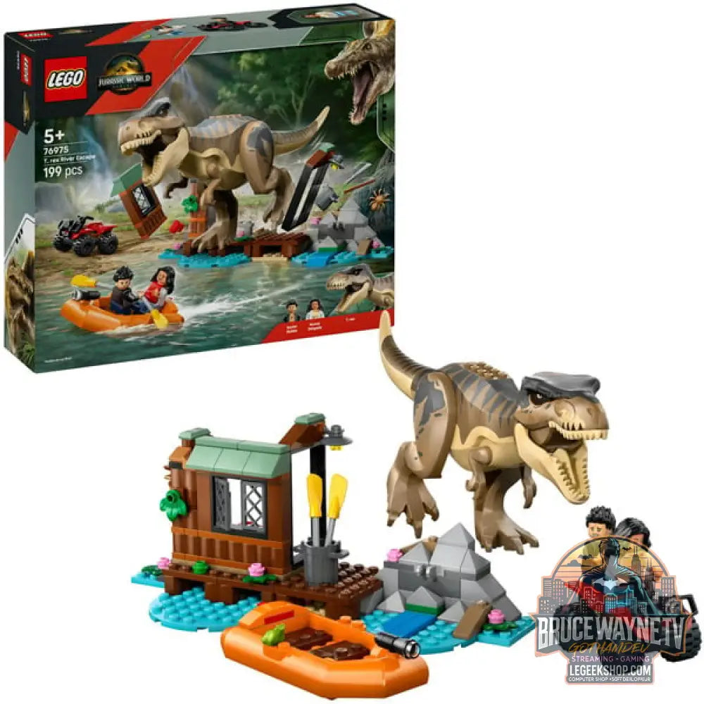 LEGO 76975 Jurassic World Flucht vor dem T.Rex, jeu de construction - LEGO - vue 3