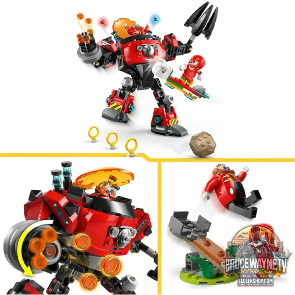 LEGO 77005 Sonic the Hedgehog Knuckles vs. Dr. Eggmans Egg Crusher Mech, jeu de construction - LEGO - vue 4