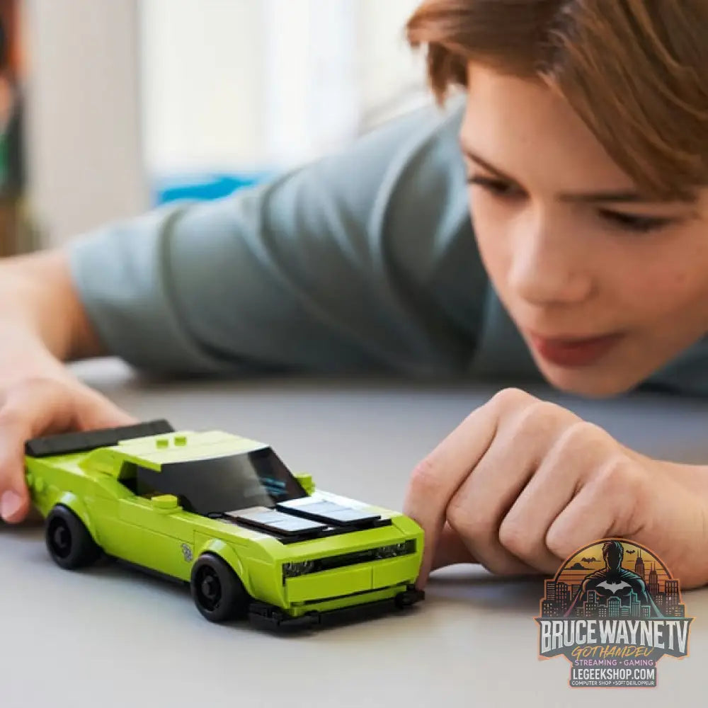 LEGO 77237 Speed Champions Dodge Challenger SRT Hellcat Sportwagen, jeu de construction - LEGO - vue 2