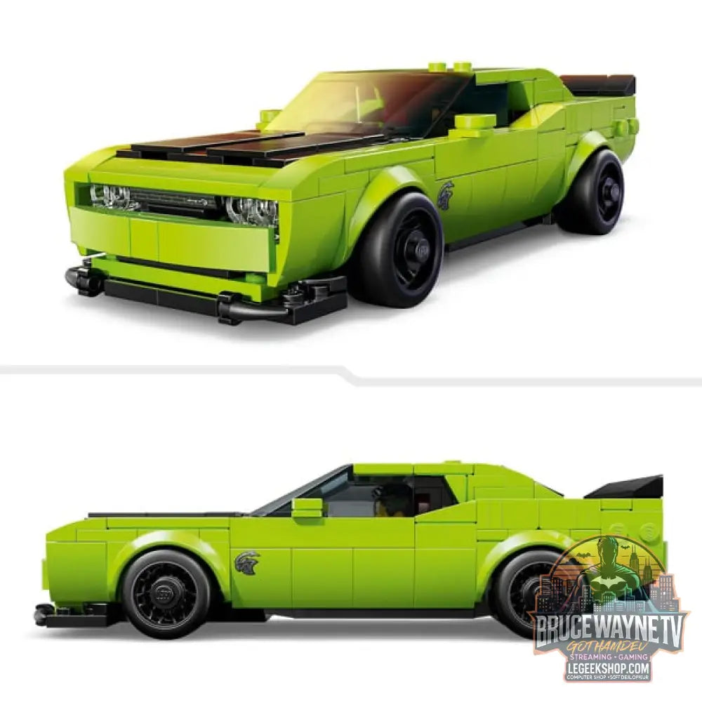 LEGO 77237 Speed Champions Dodge Challenger SRT Hellcat Sportwagen, jeu de construction - LEGO - vue 4