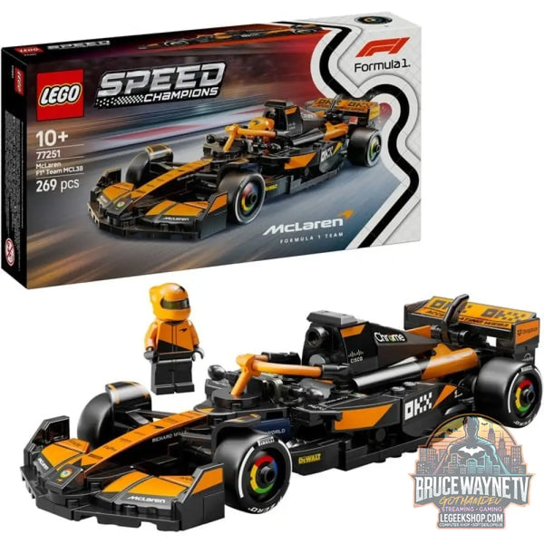 LEGO 77251 Speed Champions McLaren F1 Team MCL38 Rennauto, jeu de construction - LEGO