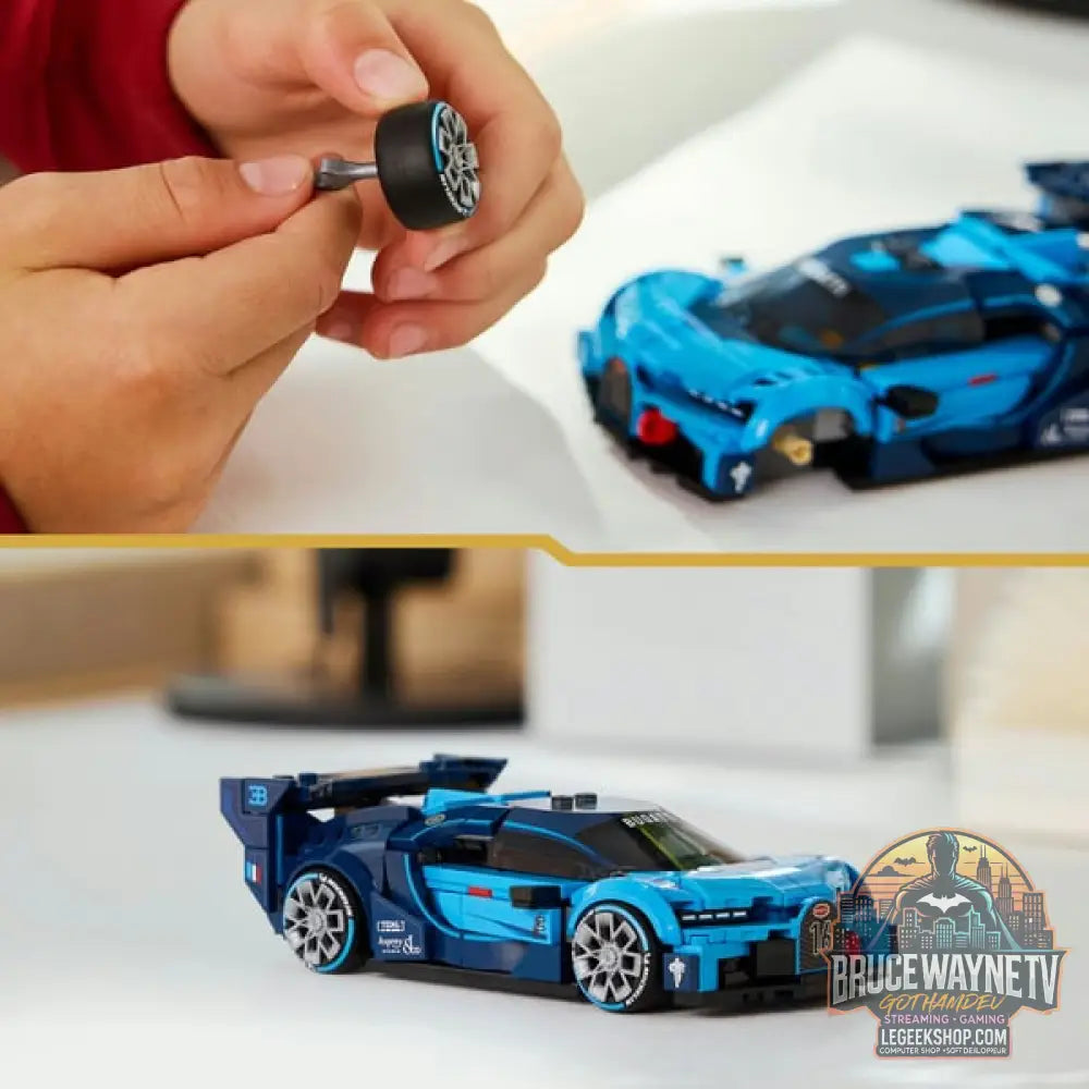 LEGO 77253 Speed Champions Bugatti Vision GT Hypersportwagen, jeu de construction - LEGO - vue 6