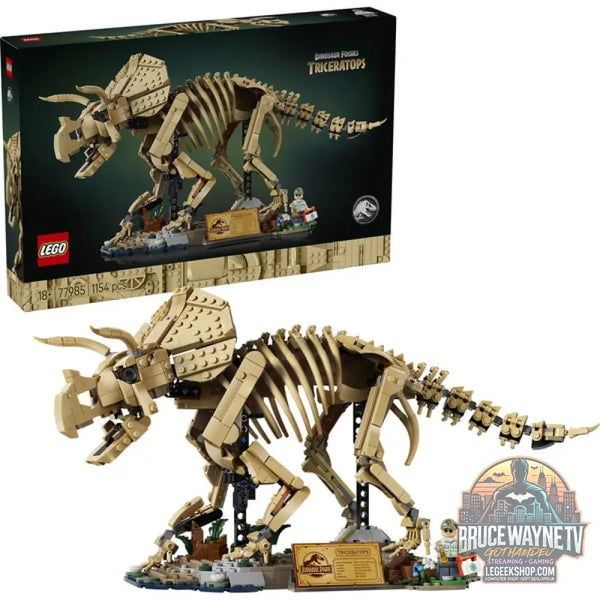 LEGO 77985 Jurassic World Dinosaurier-Fossilien: Triceratops, jeu de construction - LEGO