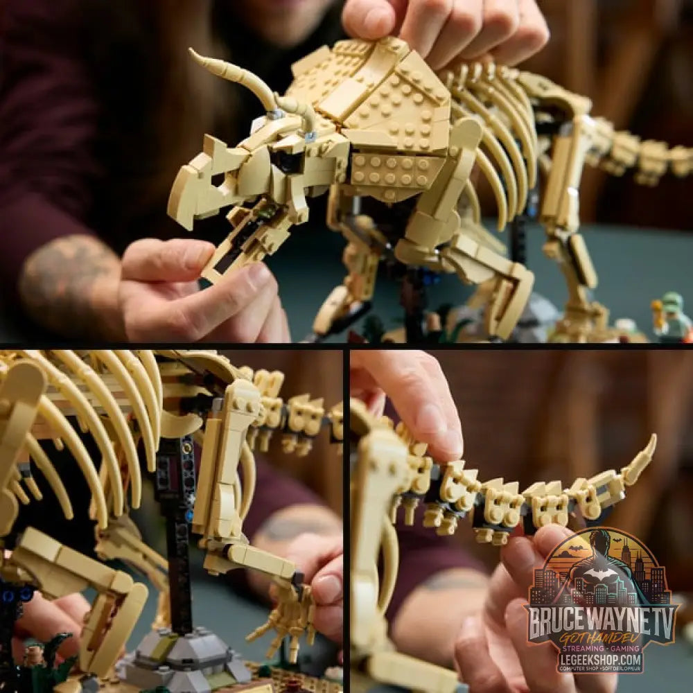 LEGO 77985 Jurassic World Dinosaurier-Fossilien: Triceratops, jeu de construction - LEGO - vue 4