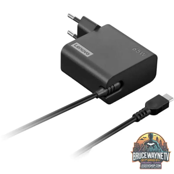 Lenovo 65W USB-C Stecker-Ladegerät EU schwarz, PD 3.0 - Lenovo