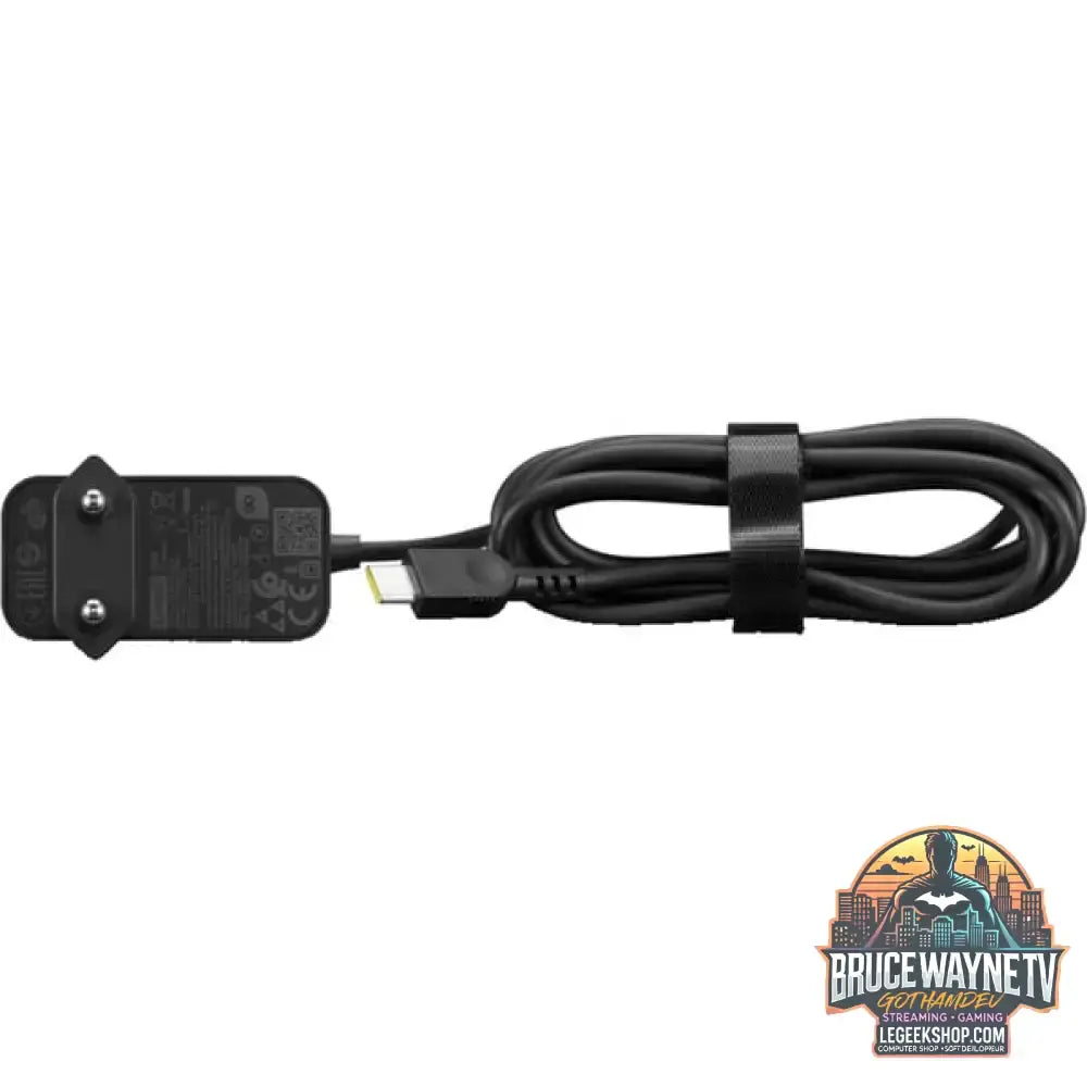 Lenovo 65W USB-C Stecker-Ladegerät EU schwarz, PD 3.0 - Lenovo - vue 3