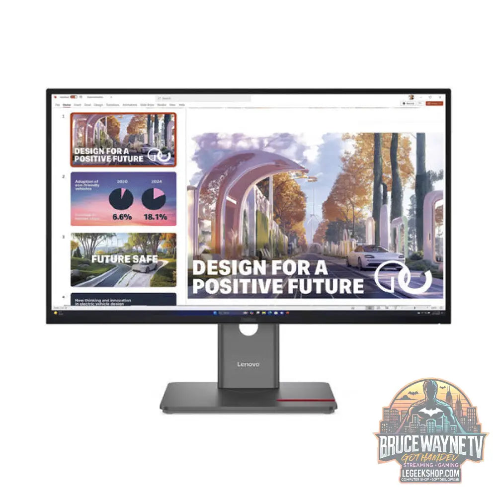 Lenovo ThinkVision P27QD-40 27" QHD/WQHD IPS 120 Hz - Lenovo - vue 2