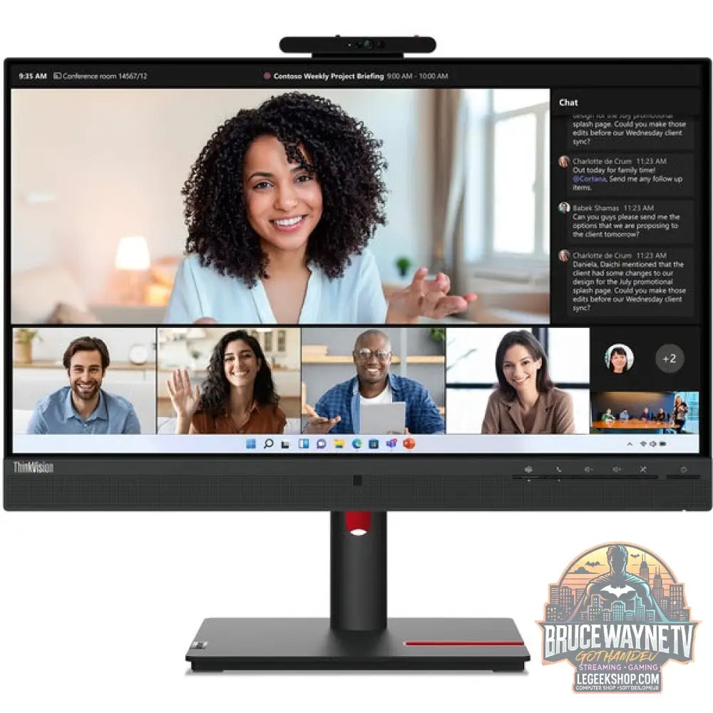 Lenovo ThinkVision T24mv-30 23,8" Full HD IPS 75 Hz - Lenovo - vue 3