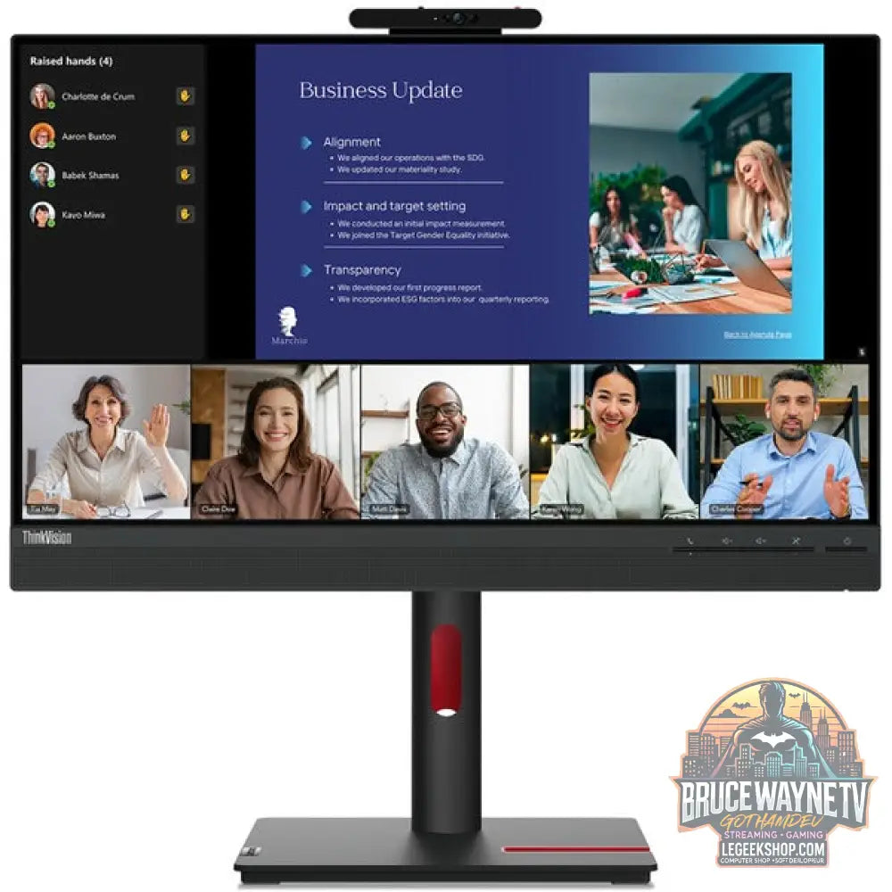 Lenovo ThinkVision T24v-30 23,8" Full HD IPS 75 Hz - Lenovo - vue 2
