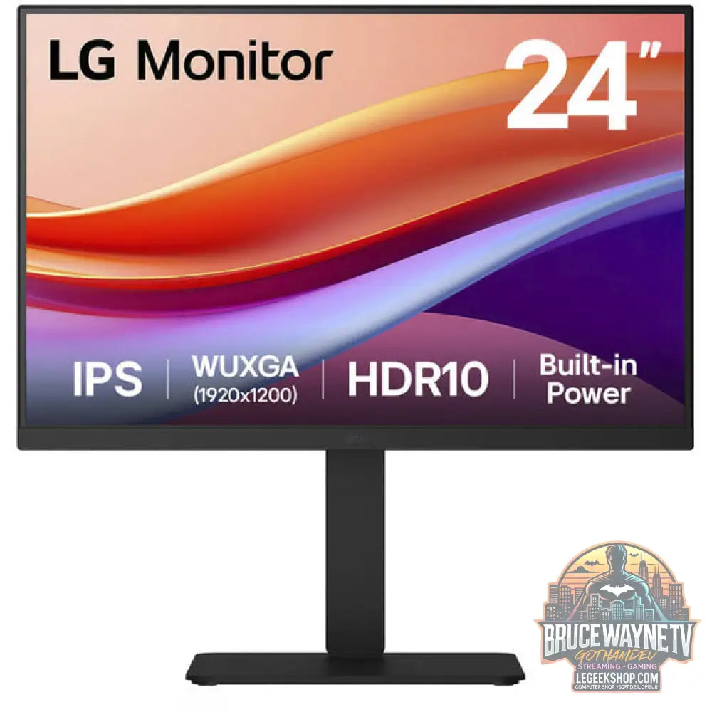 LG 24BA55W-B 24" Full HD IPS 75 Hz - LG - vue 2